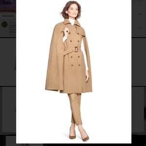 Cape Trench Coat, NWT, WHBM, XXS (fits Size 0-2)
